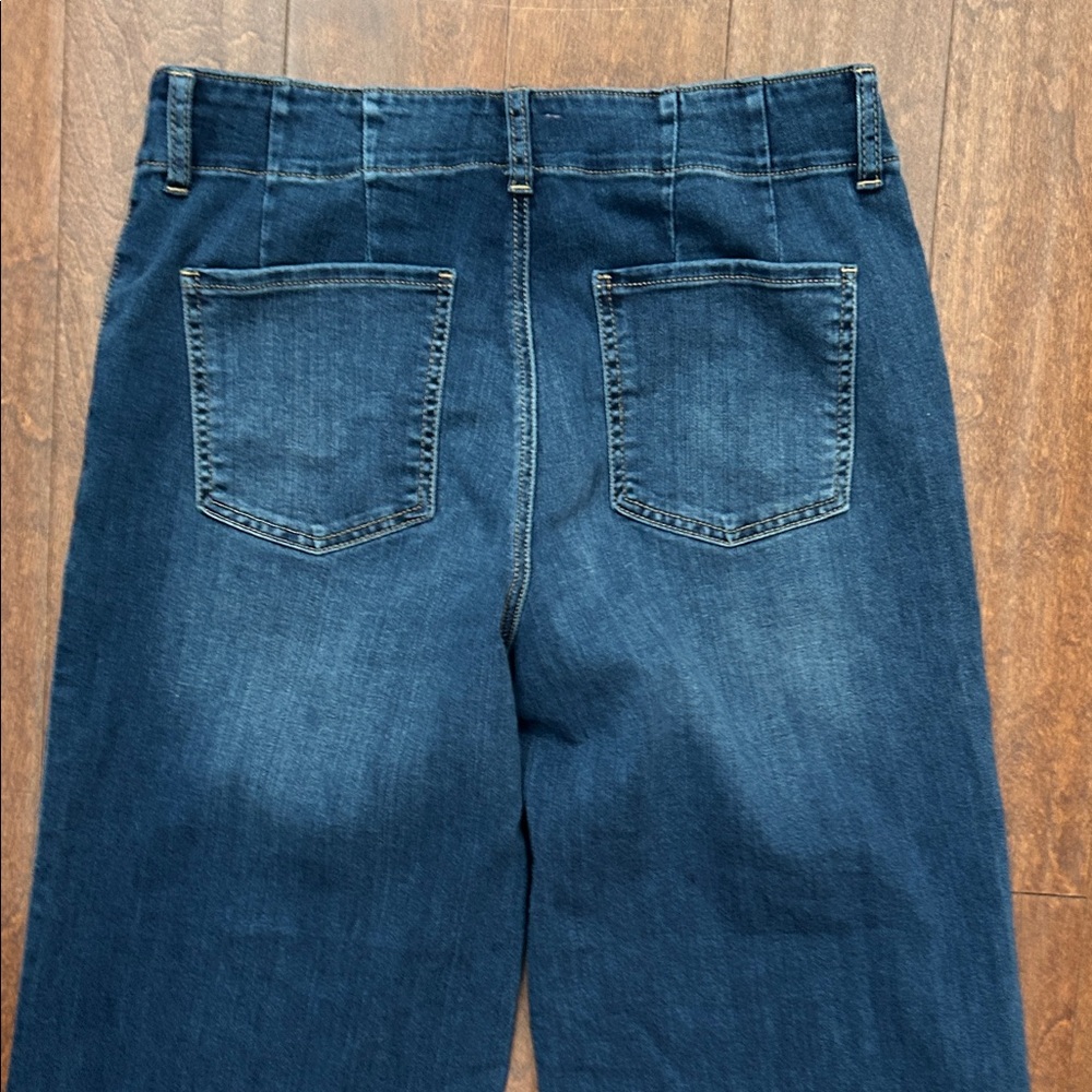 Kut from the Kloth Dark Blue Wide Leg Jeans - Picture 8 of 11